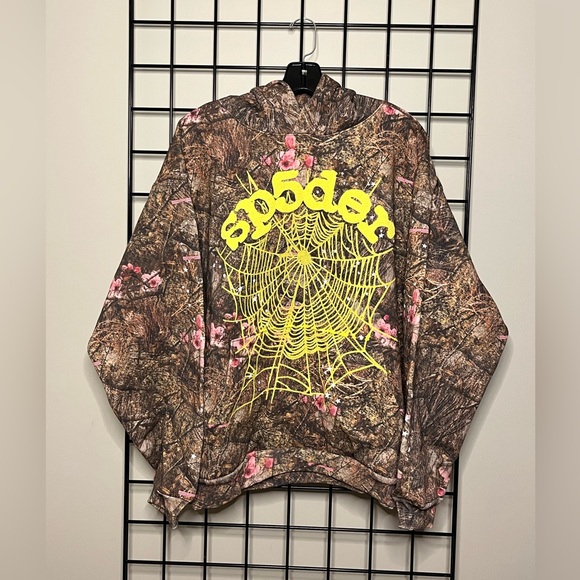 Authentic Sp5der Real Tree Camo Hoodie